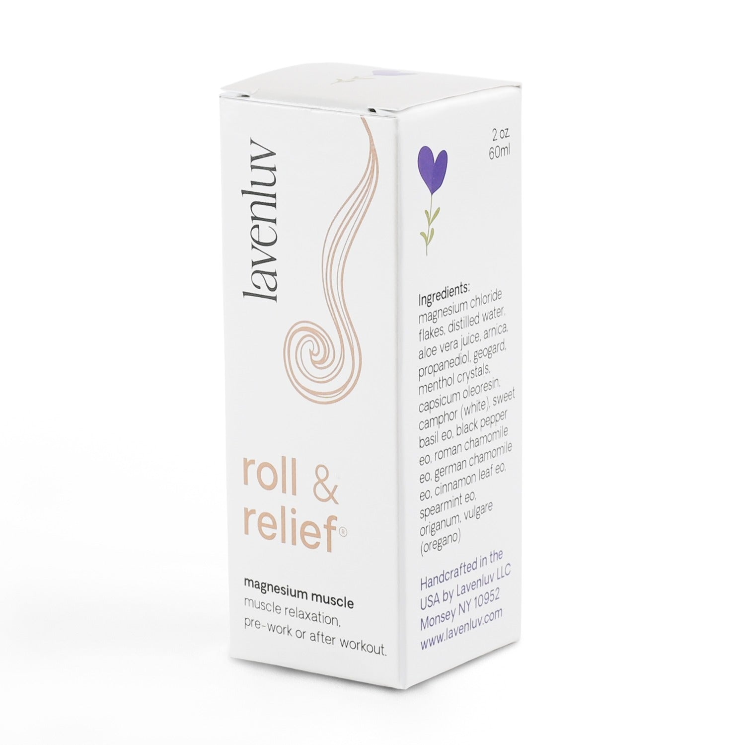 Lavenluv Roll & Relief – Magnesium Arnica Roll-On